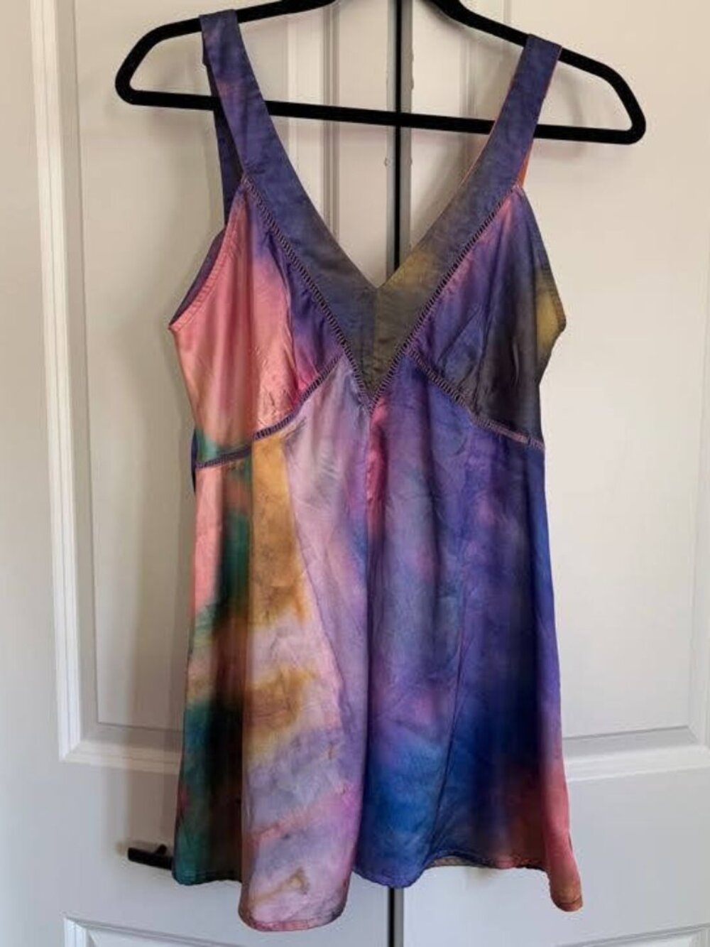 Lucky Brand colorful silk unique tank top - S